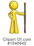 Yellow  Design Mascot Clipart #1540642 by Leo Blanchette