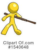Yellow  Design Mascot Clipart #1540648 by Leo Blanchette