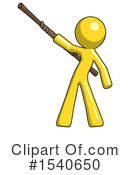 Yellow  Design Mascot Clipart #1540650 by Leo Blanchette