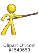 Yellow  Design Mascot Clipart #1540653 by Leo Blanchette