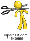 Yellow  Design Mascot Clipart #1540655 by Leo Blanchette