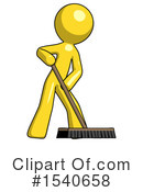 Yellow  Design Mascot Clipart #1540658 by Leo Blanchette