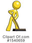 Yellow  Design Mascot Clipart #1540659 by Leo Blanchette