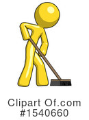 Yellow  Design Mascot Clipart #1540660 by Leo Blanchette