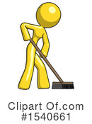 Yellow  Design Mascot Clipart #1540661 by Leo Blanchette