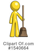 Yellow  Design Mascot Clipart #1540664 by Leo Blanchette