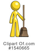 Yellow  Design Mascot Clipart #1540665 by Leo Blanchette