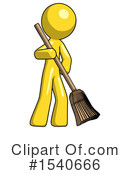 Yellow  Design Mascot Clipart #1540666 by Leo Blanchette