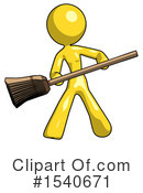 Yellow  Design Mascot Clipart #1540671 by Leo Blanchette