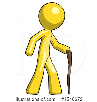 Royalty-Free (RF) Yellow  Design Mascot Clipart Illustration by Leo Blanchette - Stock Sample #1540672