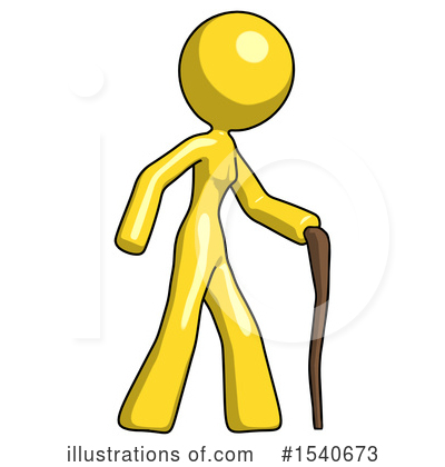 Royalty-Free (RF) Yellow  Design Mascot Clipart Illustration by Leo Blanchette - Stock Sample #1540673