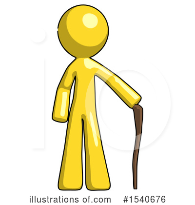 Royalty-Free (RF) Yellow  Design Mascot Clipart Illustration by Leo Blanchette - Stock Sample #1540676