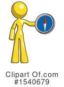 Yellow  Design Mascot Clipart #1540679 by Leo Blanchette