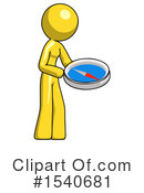 Yellow  Design Mascot Clipart #1540681 by Leo Blanchette
