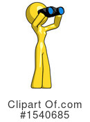 Yellow  Design Mascot Clipart #1540685 by Leo Blanchette