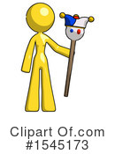 Yellow Design Mascot Clipart #1545173 by Leo Blanchette