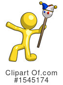 Yellow Design Mascot Clipart #1545174 by Leo Blanchette