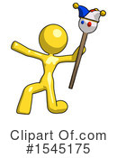 Yellow Design Mascot Clipart #1545175 by Leo Blanchette