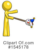 Yellow Design Mascot Clipart #1545178 by Leo Blanchette
