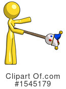 Yellow Design Mascot Clipart #1545179 by Leo Blanchette