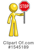 Yellow Design Mascot Clipart #1545189 by Leo Blanchette