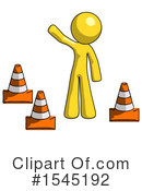 Yellow Design Mascot Clipart #1545192 by Leo Blanchette