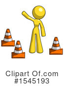 Yellow Design Mascot Clipart #1545193 by Leo Blanchette