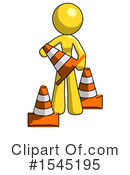 Yellow Design Mascot Clipart #1545195 by Leo Blanchette