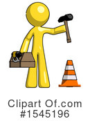 Yellow Design Mascot Clipart #1545196 by Leo Blanchette
