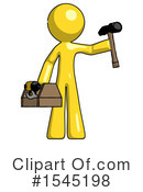 Yellow Design Mascot Clipart #1545198 by Leo Blanchette