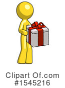 Yellow Design Mascot Clipart #1545216 by Leo Blanchette