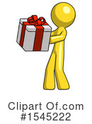 Yellow Design Mascot Clipart #1545222 by Leo Blanchette