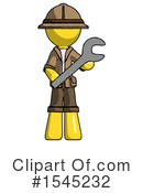 Yellow Design Mascot Clipart #1545232 by Leo Blanchette