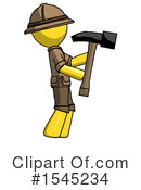 Yellow Design Mascot Clipart #1545234 by Leo Blanchette