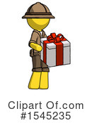 Yellow Design Mascot Clipart #1545235 by Leo Blanchette