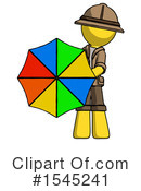 Yellow Design Mascot Clipart #1545241 by Leo Blanchette