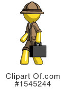 Yellow Design Mascot Clipart #1545244 by Leo Blanchette