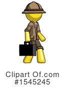 Yellow Design Mascot Clipart #1545245 by Leo Blanchette