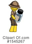 Yellow Design Mascot Clipart #1545267 by Leo Blanchette