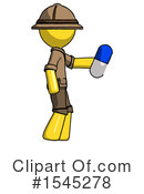 Yellow Design Mascot Clipart #1545278 by Leo Blanchette