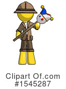 Yellow Design Mascot Clipart #1545287 by Leo Blanchette