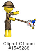 Yellow Design Mascot Clipart #1545288 by Leo Blanchette