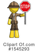 Yellow Design Mascot Clipart #1545293 by Leo Blanchette