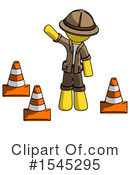 Yellow Design Mascot Clipart #1545295 by Leo Blanchette