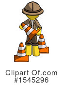 Yellow Design Mascot Clipart #1545296 by Leo Blanchette