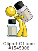 Yellow Design Mascot Clipart #1545308 by Leo Blanchette