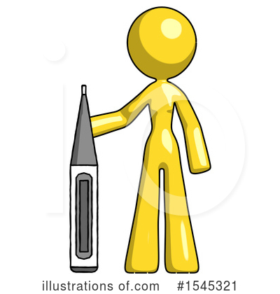 Royalty-Free (RF) Yellow Design Mascot Clipart Illustration by Leo Blanchette - Stock Sample #1545321