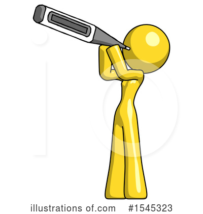 Royalty-Free (RF) Yellow Design Mascot Clipart Illustration by Leo Blanchette - Stock Sample #1545323