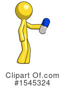 Yellow Design Mascot Clipart #1545324 by Leo Blanchette