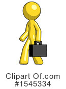 Yellow Design Mascot Clipart #1545334 by Leo Blanchette